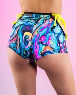 Rolita Couture X RW Midnight Lava Lace-Up Bottoms 9 Rolita Couture X RW Midnight Lava Lace-Up Bottoms -Rave Wonderland Shop Rave 04 06 166