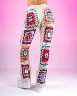 Desert Chill Crochet 2pc Pants Set -Rave Wonderland Shop Rave 04 06 193