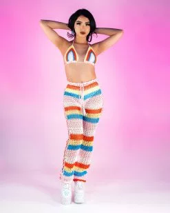 Indio Summer 2pc Crochet Pant Set