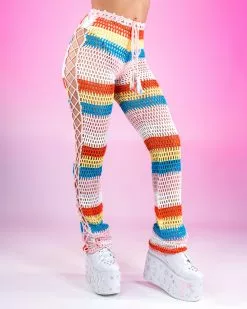 Indio Summer 2pc Crochet Pant Set -Rave Wonderland Shop Rave 04 06 203