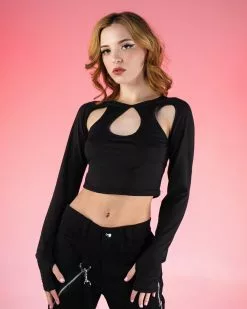 Rebel Cutout Crop Top