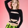 Tech Vibe Crop Top -Rave Wonderland Shop Rave 04 06 77