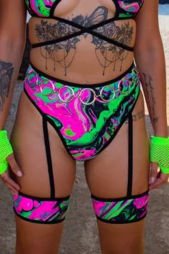 Rolita Couture X RW Acid Waves Renegade Harness Bottoms -Rave Wonderland Shop ezgif 5 a0999baa9b