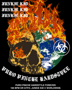 Junkie Kid Tee -Rave Wonderland Shop junkietee